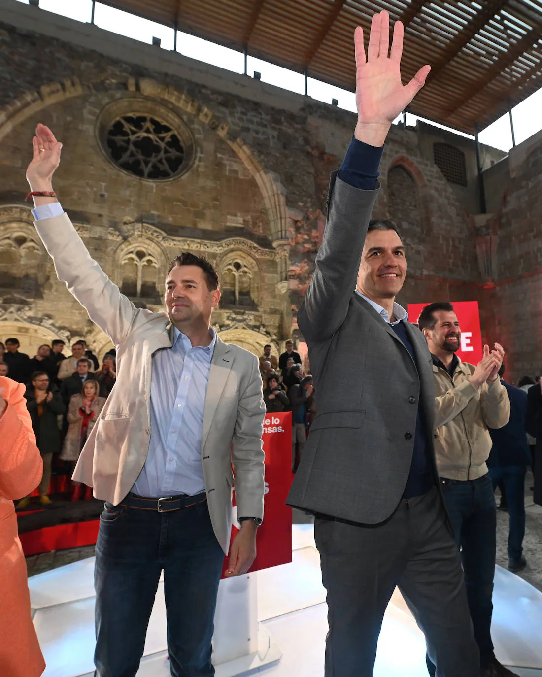 Pedro S Nchez Respalda En Burgos La Candidatura De Daniel De La Rosa