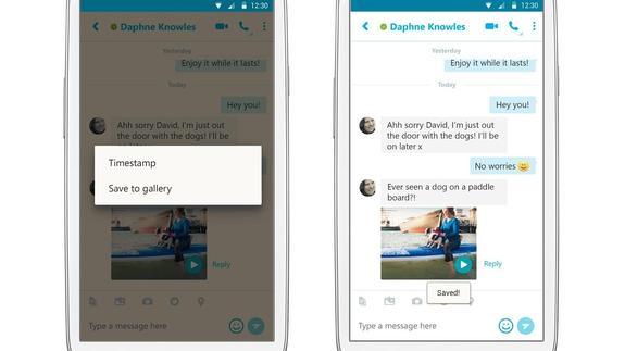 Android Permite Guardar Los Mensajes De V Deo De Skype Diario Sur