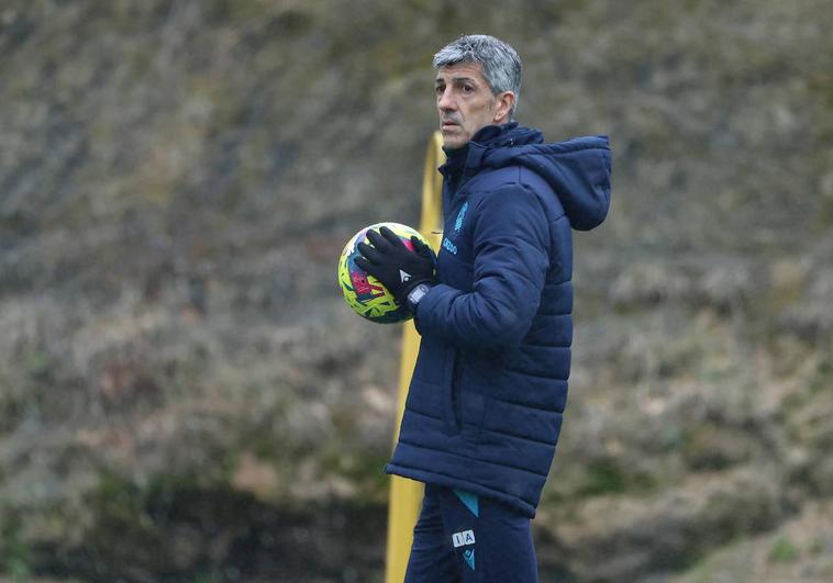 Imanol Alguacil: «La pelota iba hoy de otra manera en Zubieta»