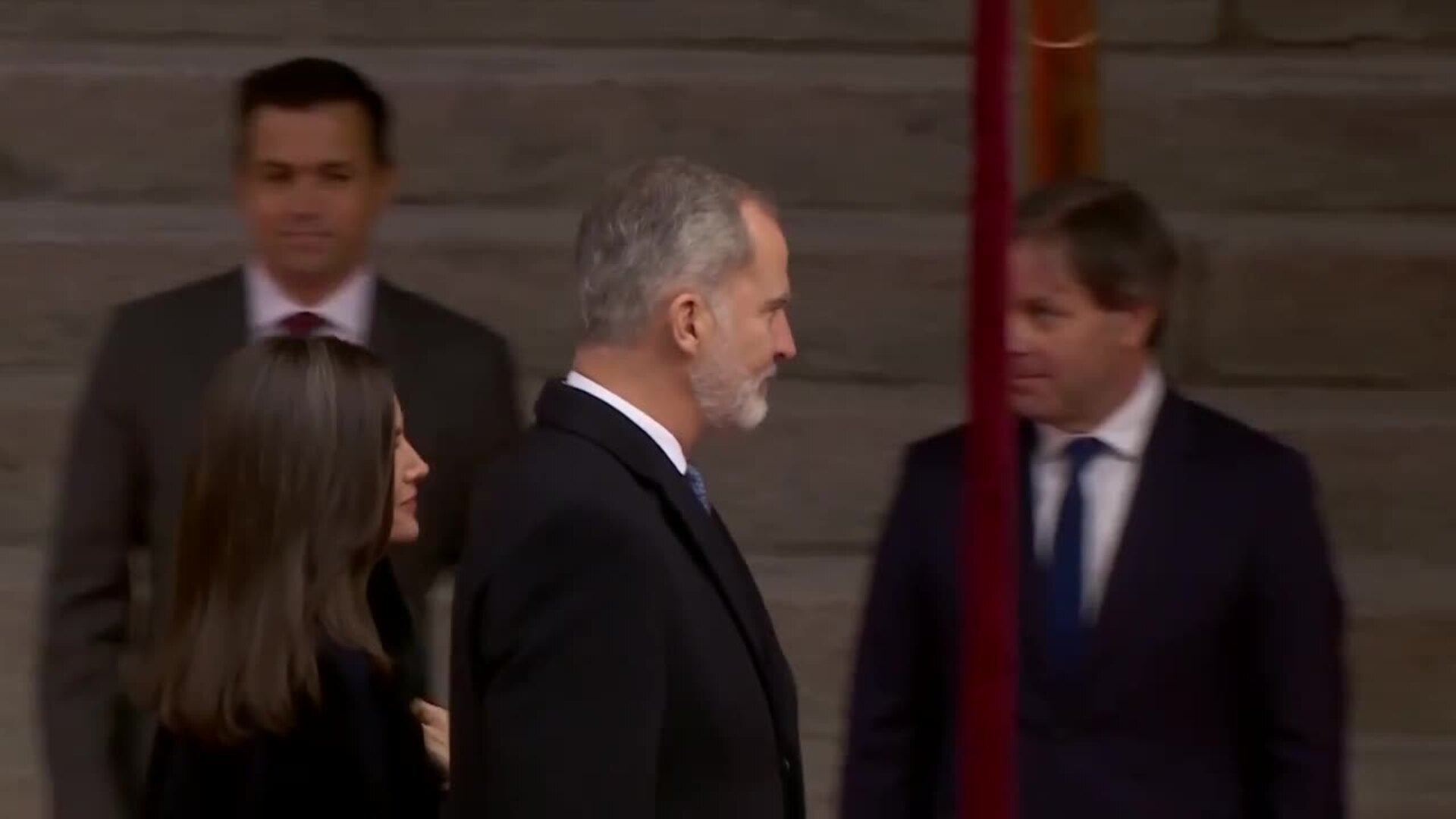 Los Reyes Y La Princesa De Asturias Llegan Al Congreso Para Abrir La