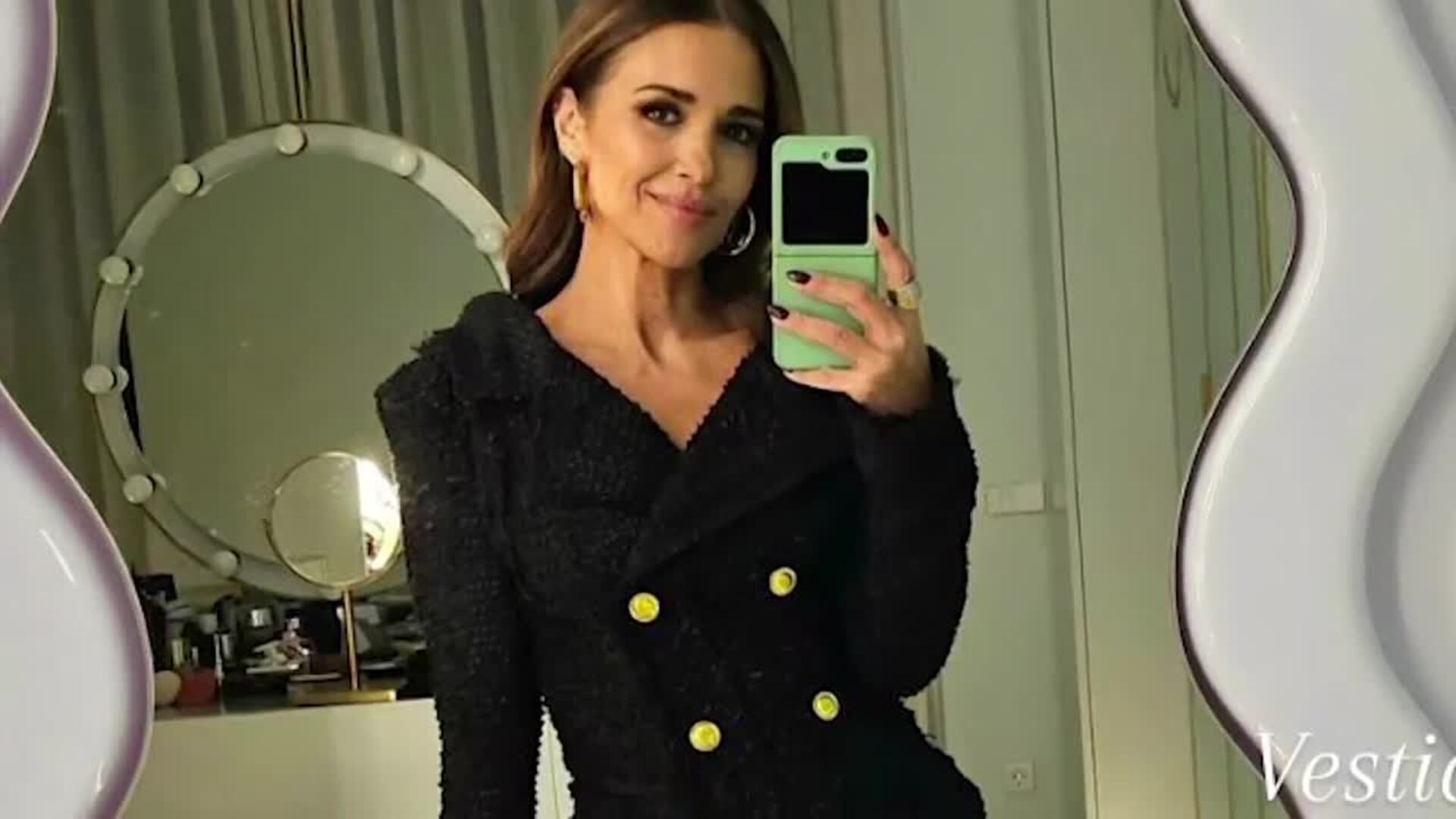 Paula Echevarría su último look de lo más elegante El Comercio