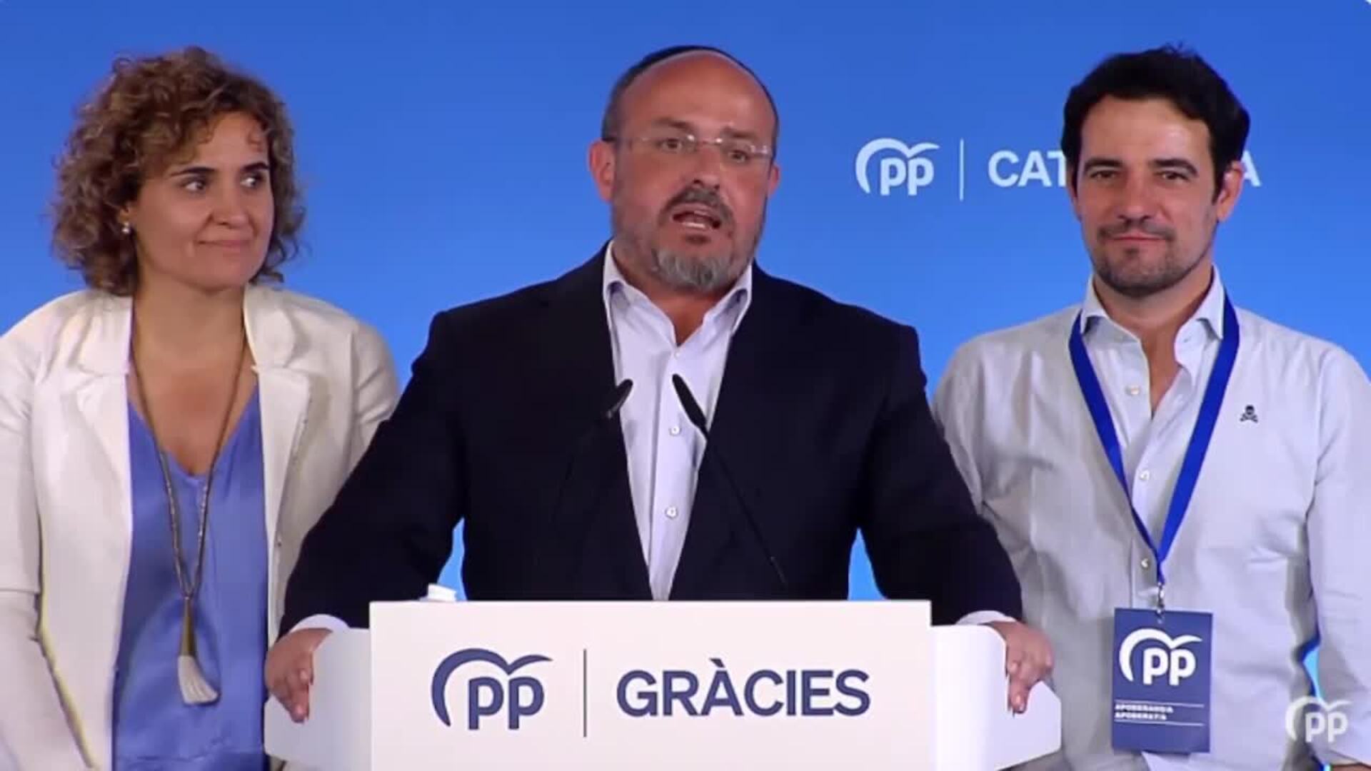 Fernández PP afirma que PP de Cataluña vuelve con más fuerza que