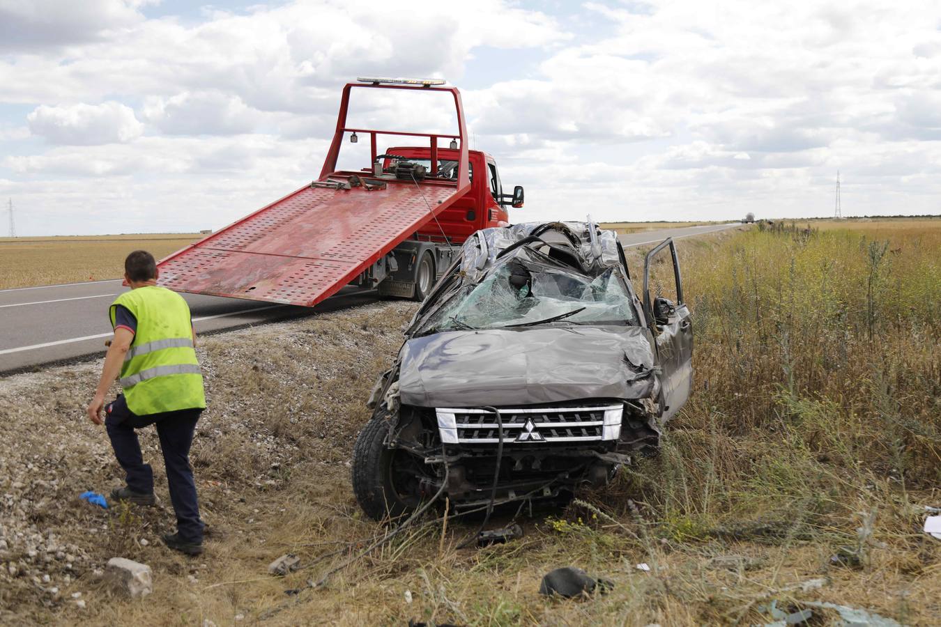 Fotos Heridos Una Mujer Y Su Hijo En Un Accidente En La Carretera