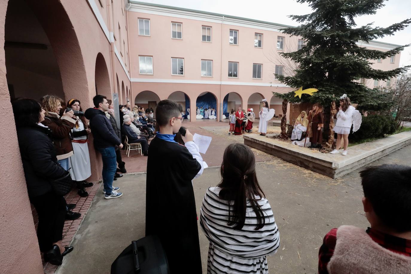 Fotos Belén viviente del colegio Cristo Rey El Norte de Castilla