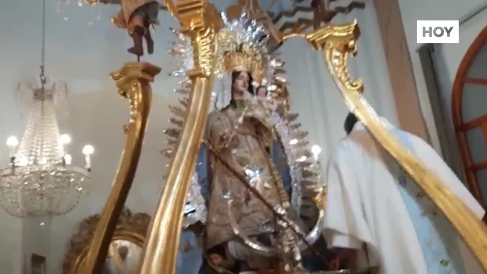 La Nueva Corona De La Virgen De La Estrella Ya Luce Sobre Su Cabeza