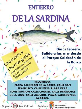 El Entierro de la Sardina pondrá fin al Carnaval de Zalamea de la Serena