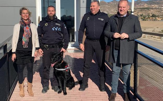 Venus, la primera perra policía de Cuevas del Almanzora
