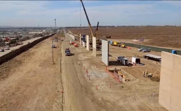 Estos son los ocho prototipos del muro de México Ideal