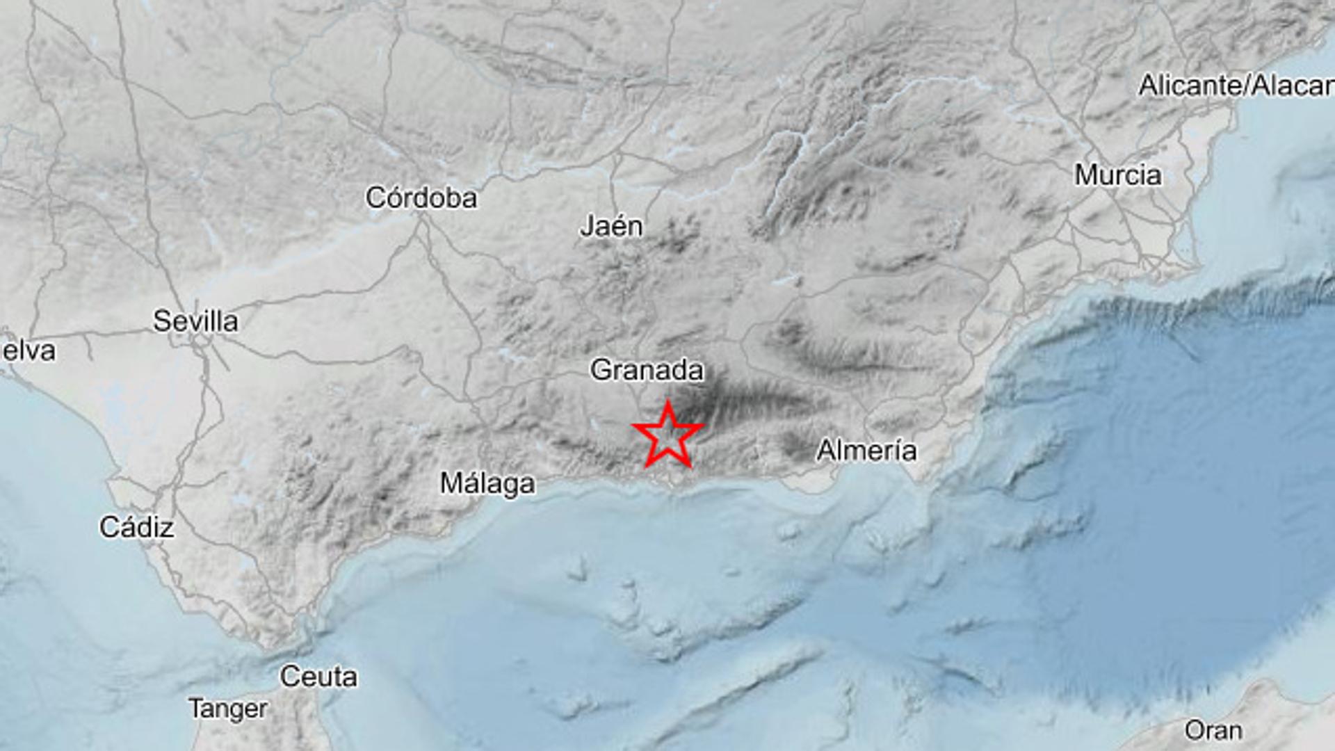 Terremoto en Granada Un seísmo de 2 8 grados hace temblar la Alpujarra