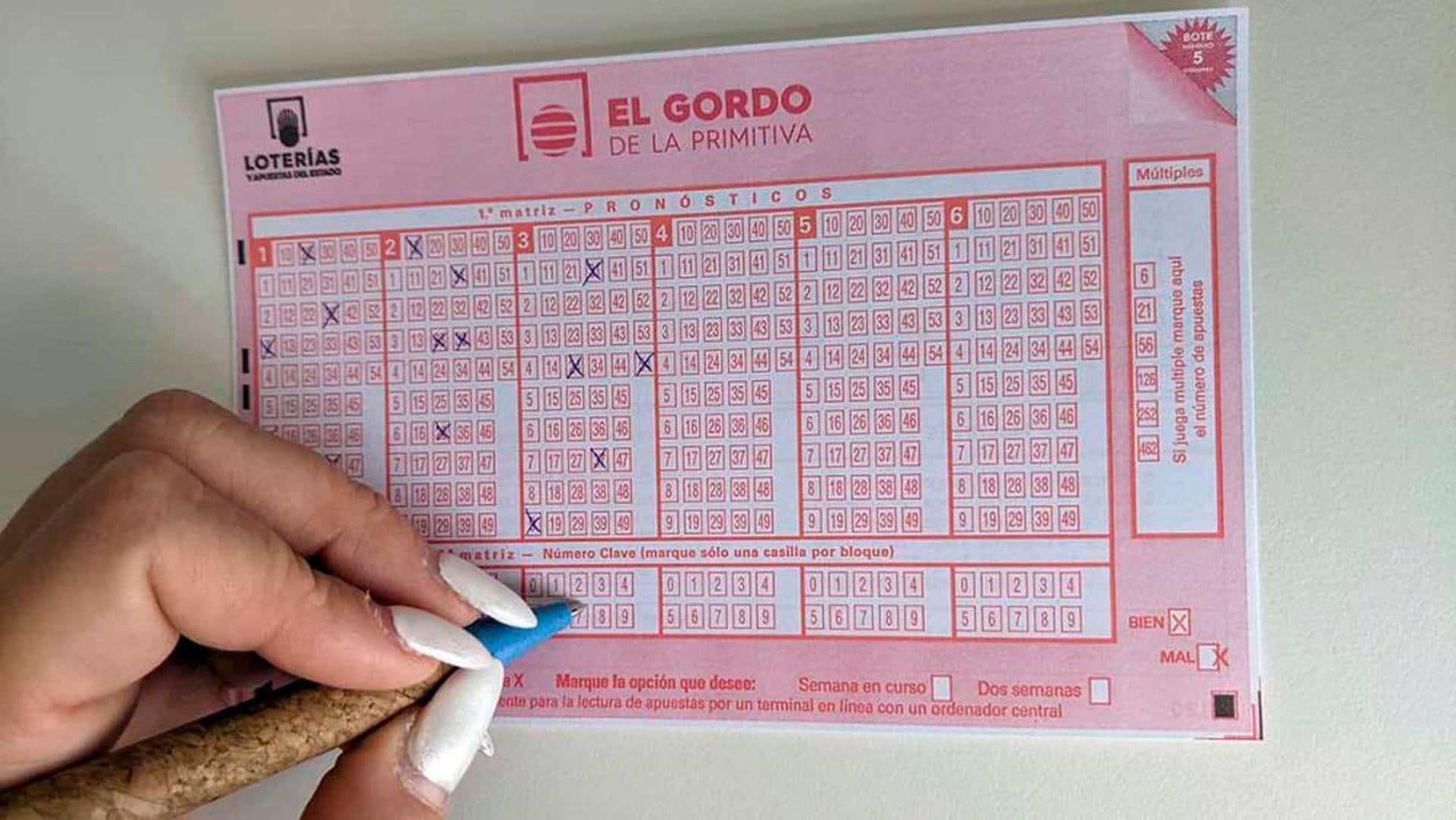 Combinaci N Ganadora Del Sorteo De El Gordo De La Primitiva De Este