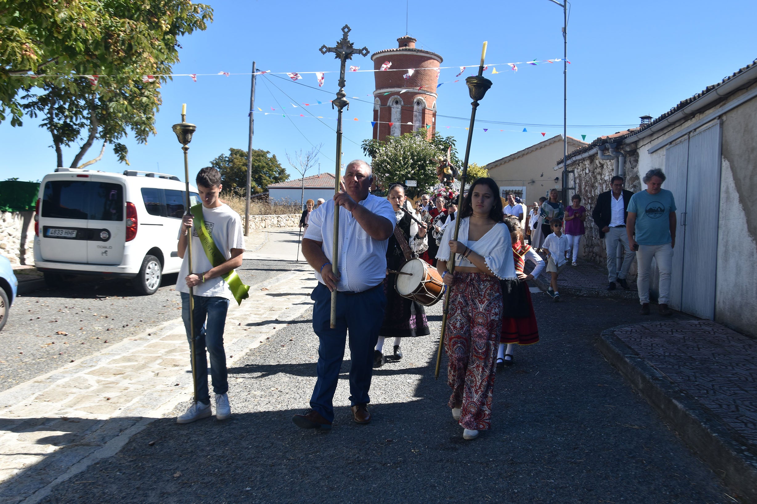 Música y bailes charros en el día grande de las fiestas de Juzbado La