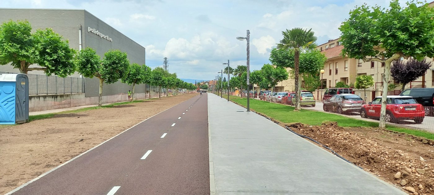 El Carril Bici Se Abre Paso En Lardero La Rioja