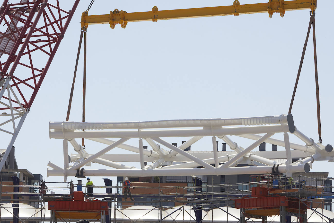 Fotos Progresan Las Obras De La Cubierta Del Ciutat De Valencia Las