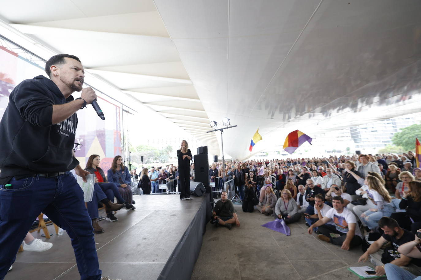 Pablo Iglesias Acto De Podemos En Valencia Pablo Iglesias Acude Al