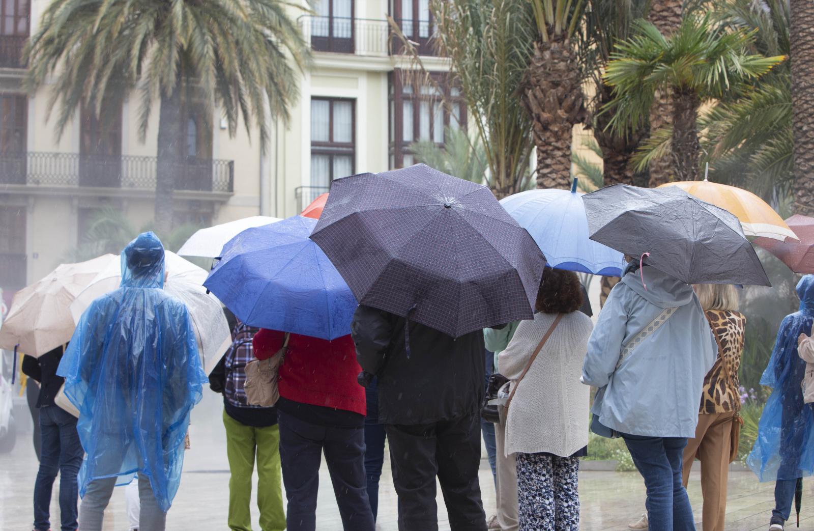 El tiempo hoy en Valencia Alicante y Castellón lluvias Aemet señala