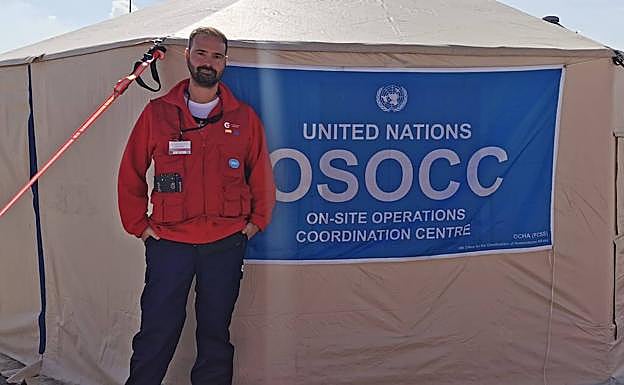 Francisco Robles, director de enfermería del hospital de campaña de Sart en Turquía.