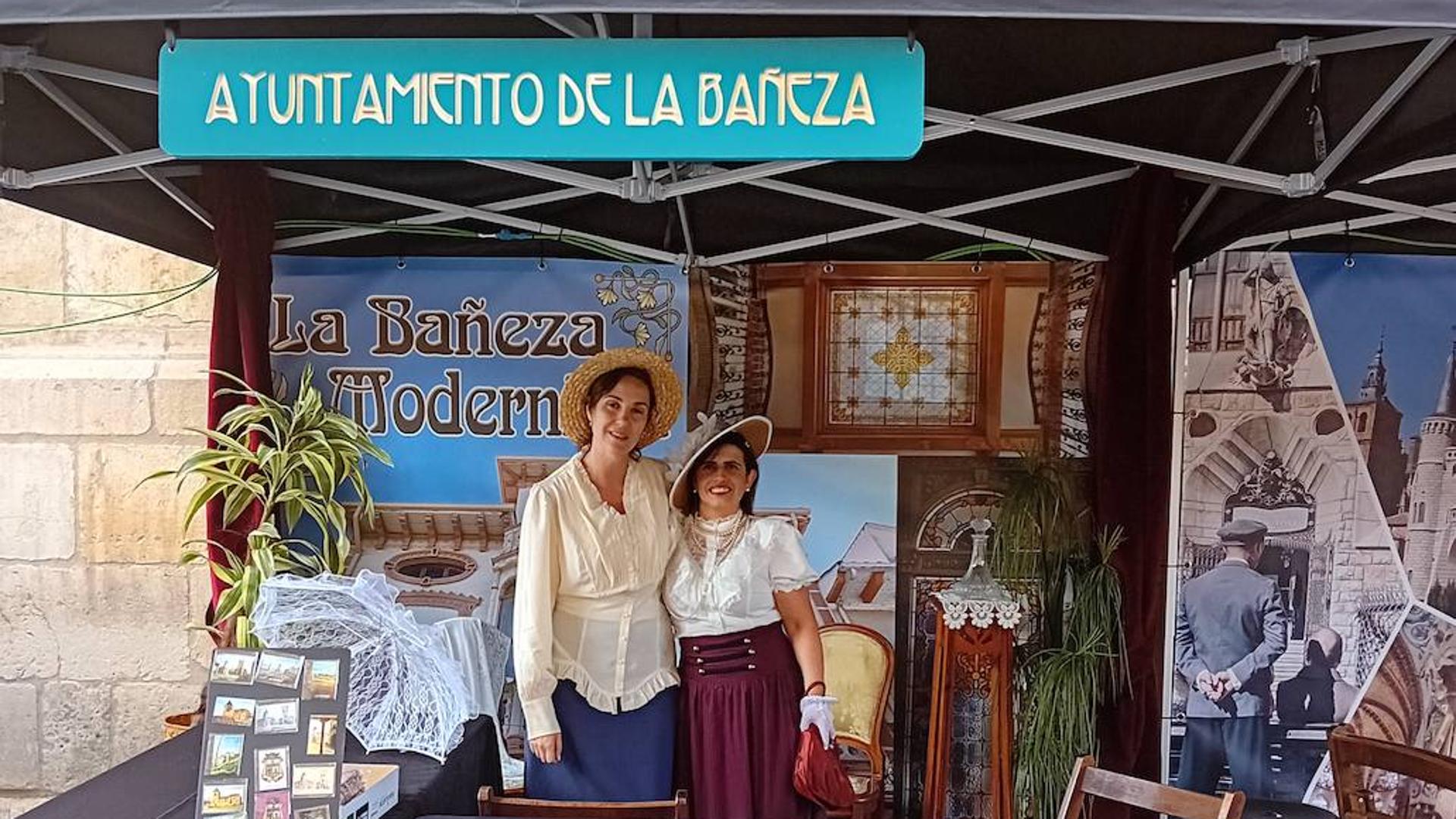 La Bañeza difunde su patrimonio en la II Feria Modernista de León