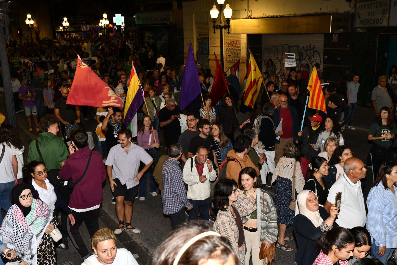 Manifestaci N En Alicante En Solidaridad Con El Pueblo Palestino