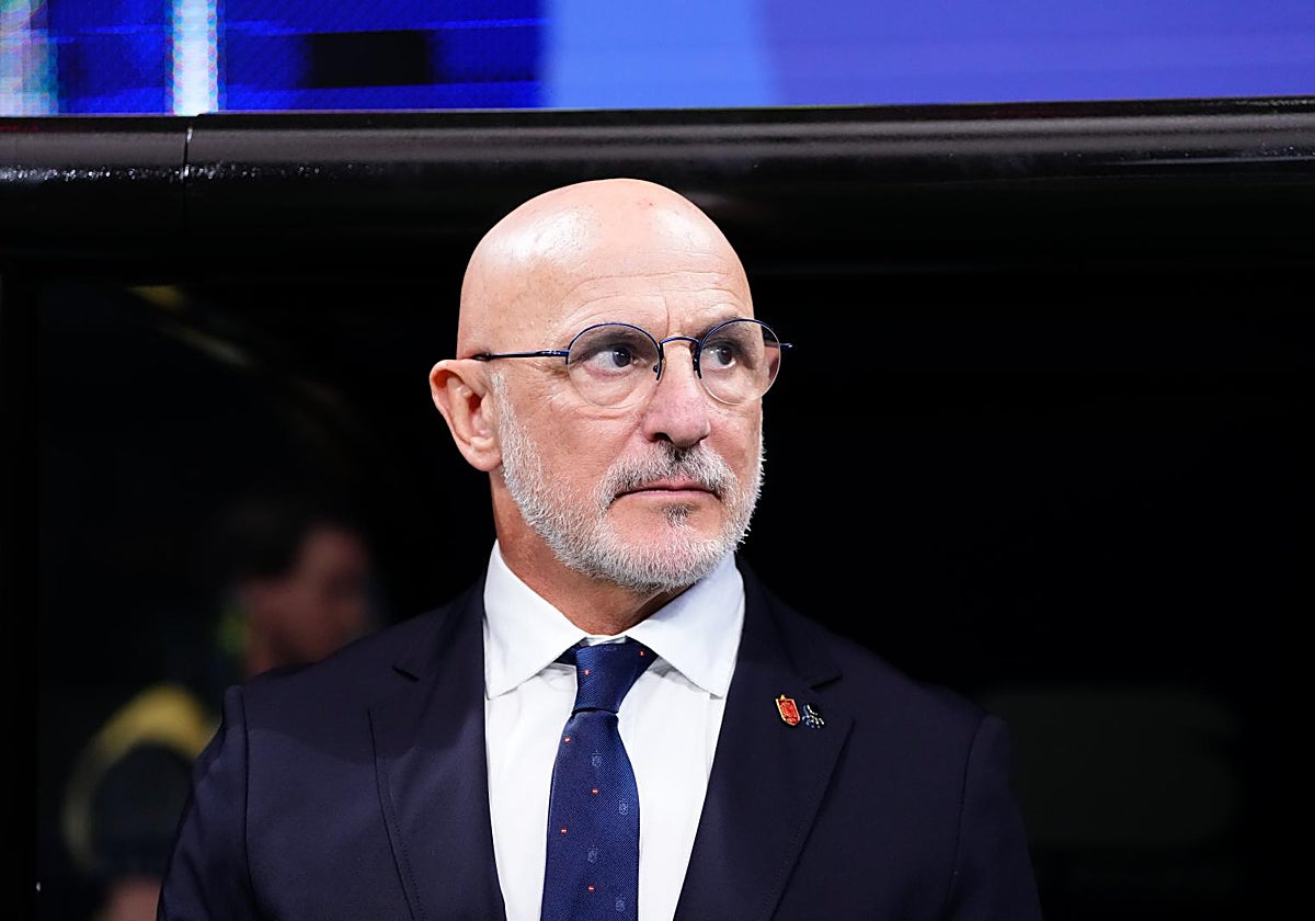 La cara de Luis de la Fuente, el reflejo del daño