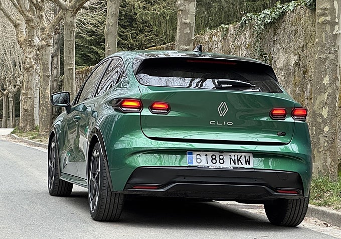 Vista trasera del nuevo Clio