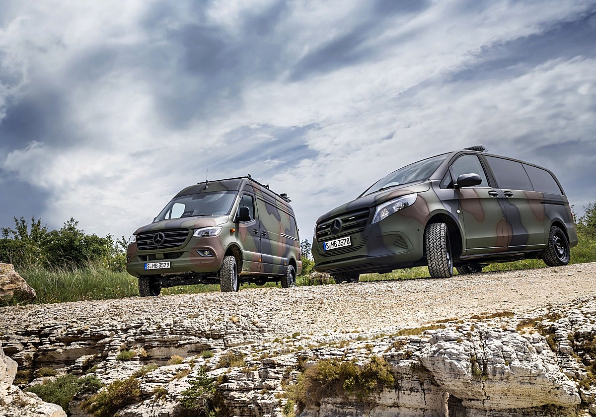 Mercedes-Benz despliega su artillería logística y táctica militar con base civil