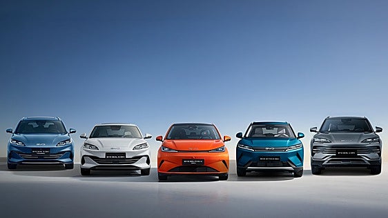 BYD refuerza su gama híbrida enchufable en España con cinco modelos DM-i