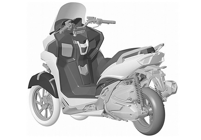 KYMCO patenta en China un nuevo triciclo
