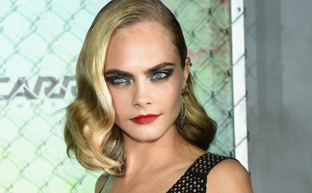 La modelo y actriz Cara Delevingne.