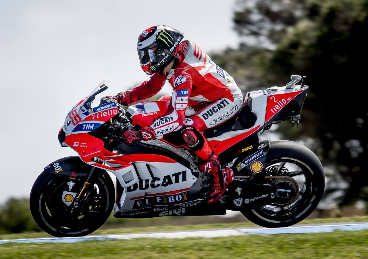 Jorge Lorenzo, en el circuito de Phillip Island.