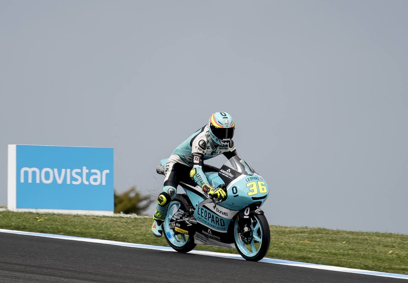 Joan Mir, el más rápido en el circuito de Phillip Island.