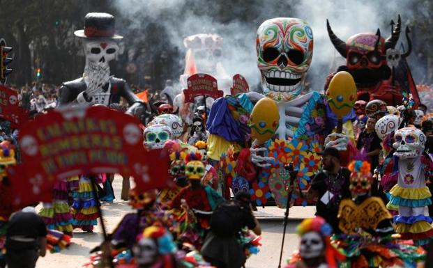 Desfile en Ciudad de México.