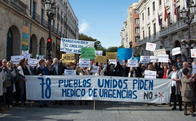 Los vecinos de la comarca llevan meses protestando por la situación