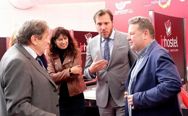 Chicote en la presentación del concurso en la Cúpula del Milenio de Valladolid.