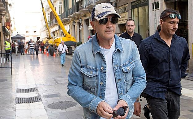 Antonio Banderas en Málaga. 