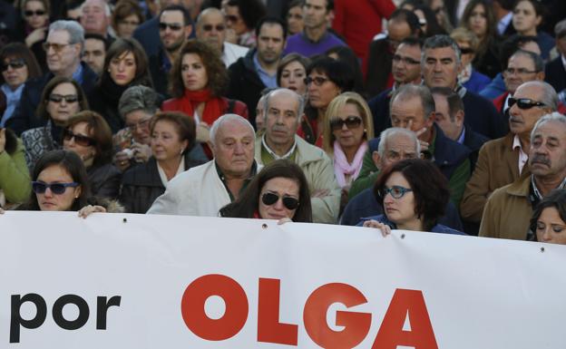 Manifestación de los vecinos de Villalón, en 1993. 