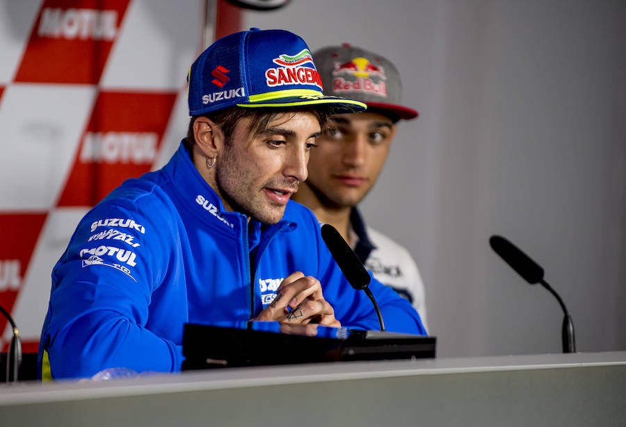 El piloto italiano de MotoGP Andrea Iannone.