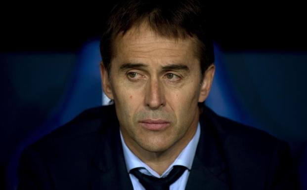 Lopetegui, durante el encuentro ante Costa Rica. 