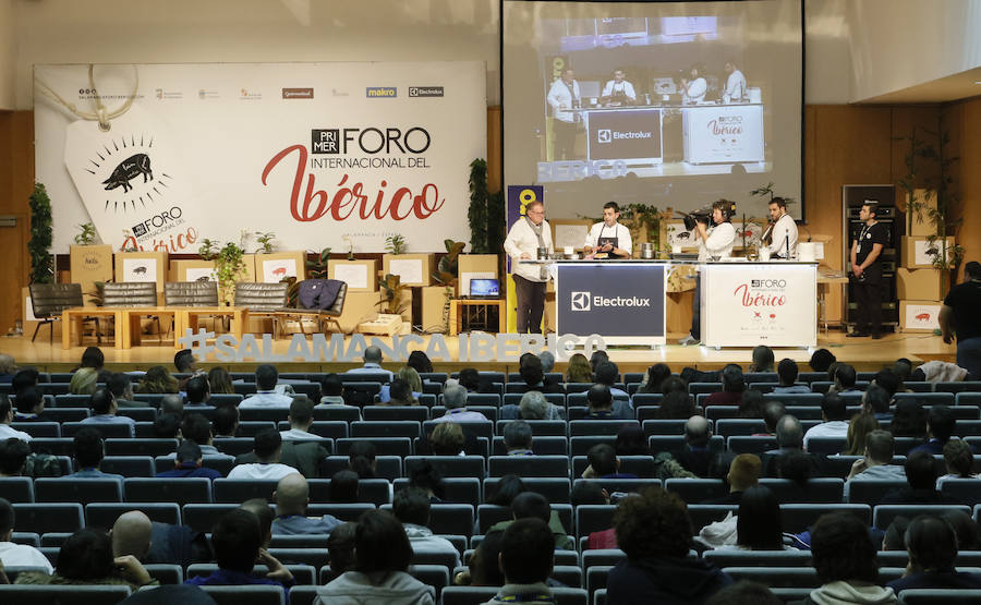 La consejera de Cultura de la Junta, Josefa García Cirac, inaugura el encuentro en Salamanca que cuenta con la presencia de 13 estrellas Michelin 