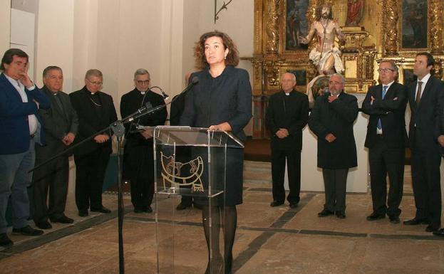 La consejera de Cultura, María Josefa García Cirac, en el acto de clausura.
