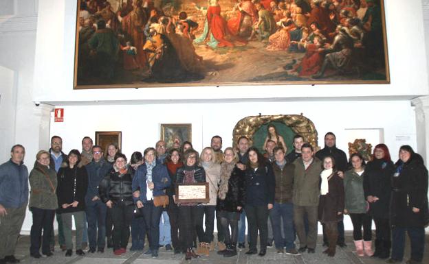 Equipo de 'Reconciliare' el último día de la exposición.