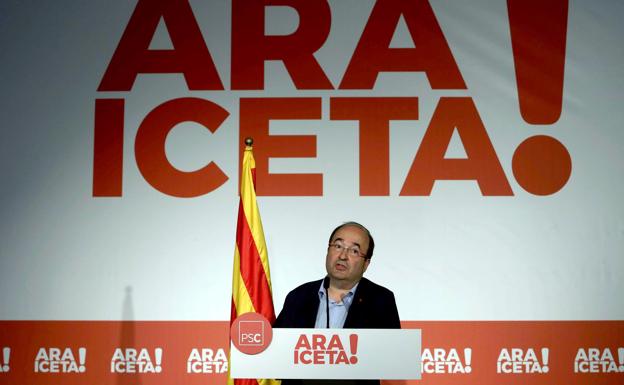 El primer secretario del PSC, Miquel Iceta.