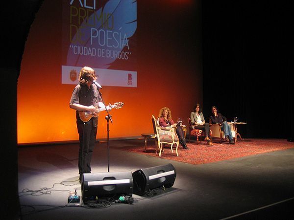 Imagen de archivo de la entrega del Premio de Poesía 'Ciudad de Burgos'