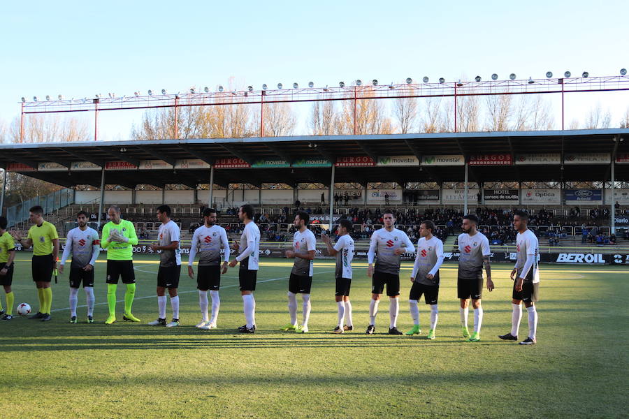 El Burgos consiguió asegurar un punto tras empatar en la recta final un partido que se puso cuesta arriba con el gol inicial del Bilbao Athletic