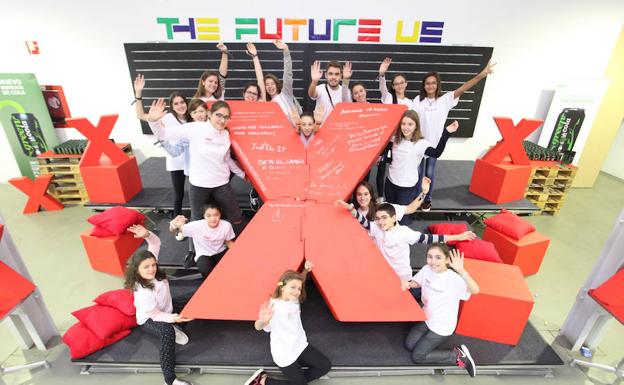 Voluntarios de TEDxYouth Valladolid 2017. 