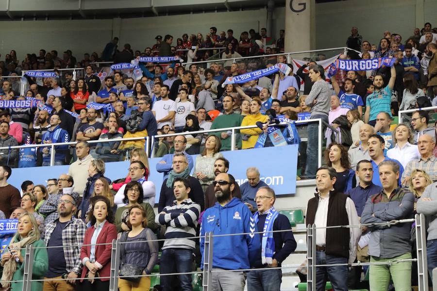 Un Coliseum lleno hasta la bandera volvió a vibrar con el San Pablo Burgos, a pesar de la derrota frente a Baskonia