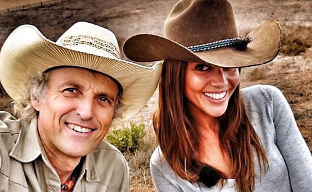 Lara Álvarez y Jesús Calleja.