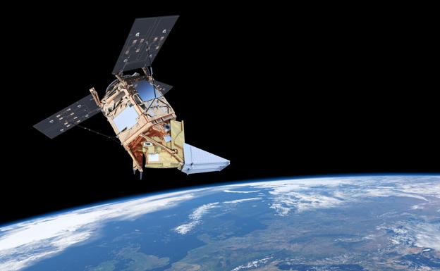 El satélite Sentinel-5P, en órbita.