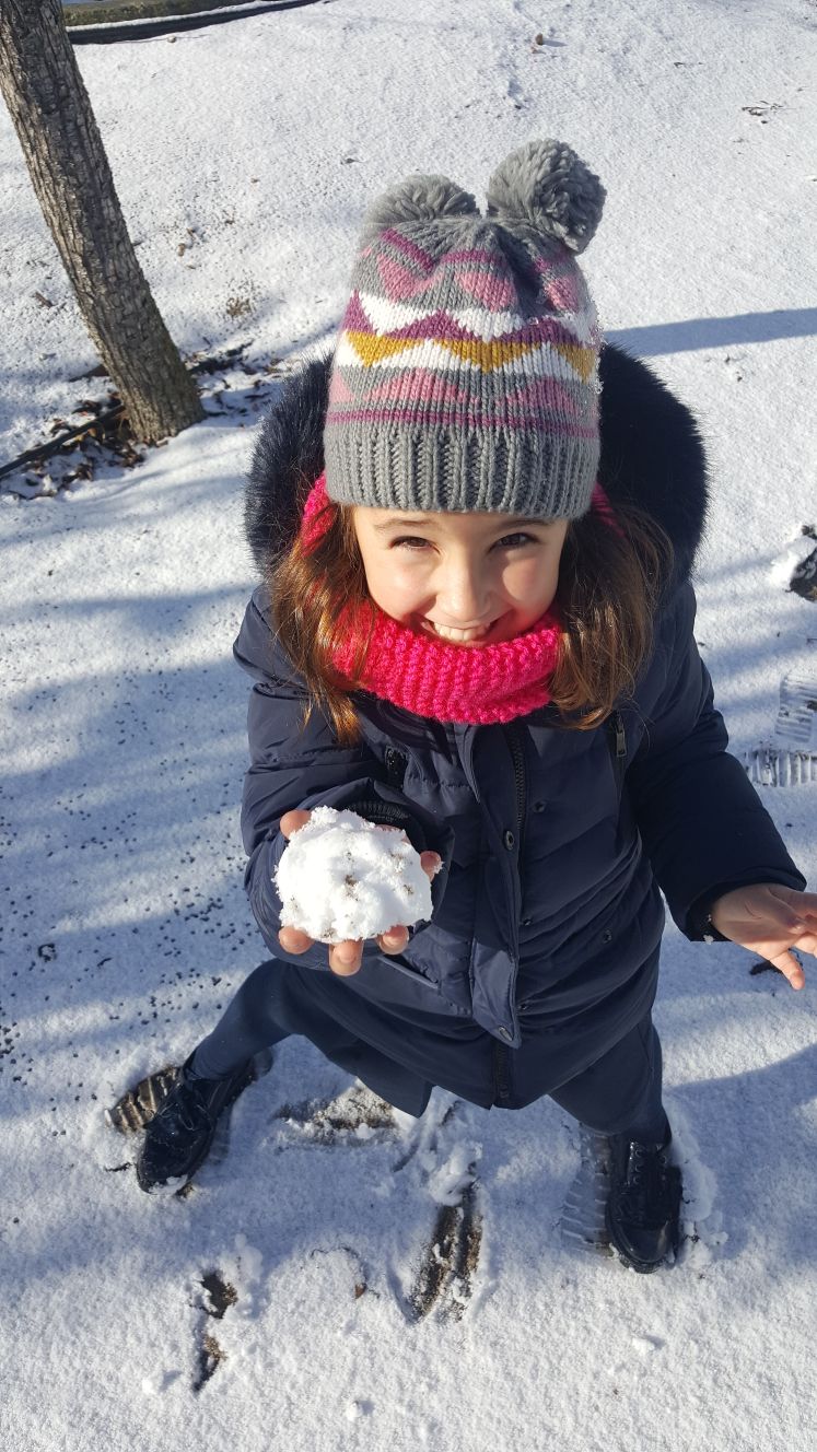 Nieve en Arévalo, Ávila.