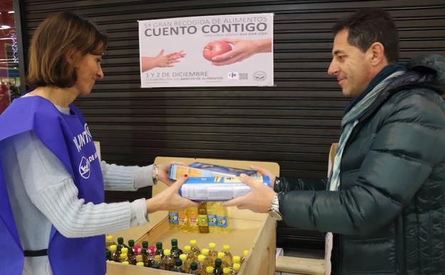 Los 1.200 voluntarios recogieron miles de kilos de alimentos