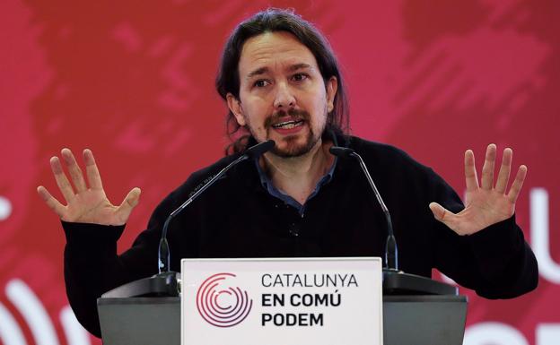 El secretario general de Podemos, Pablo Iglesias.